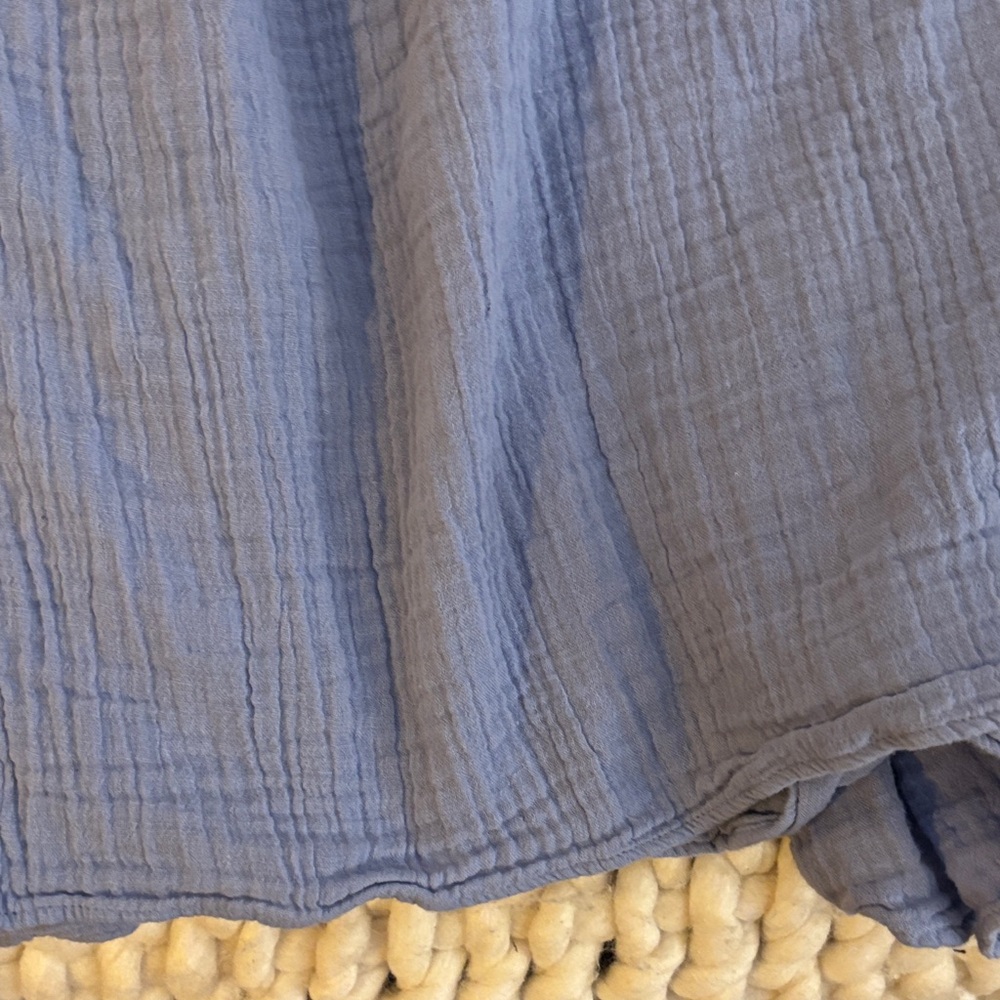 Apiece Apart Light Blue Ruffled Blouse - Picture 12 of 16